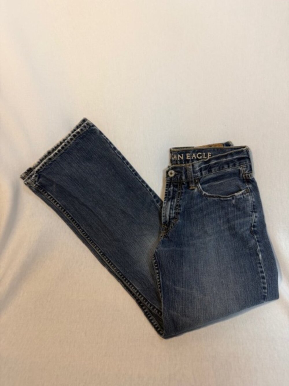 American Eagle Low Rise Bootcut Jeans Womens Cotton Denim Y2K